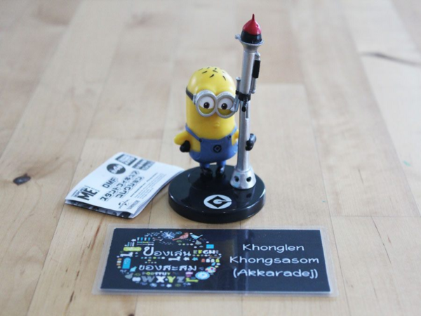 1.Gashapon DMF Minion Stand Figure Collection - Minion Tom Number A