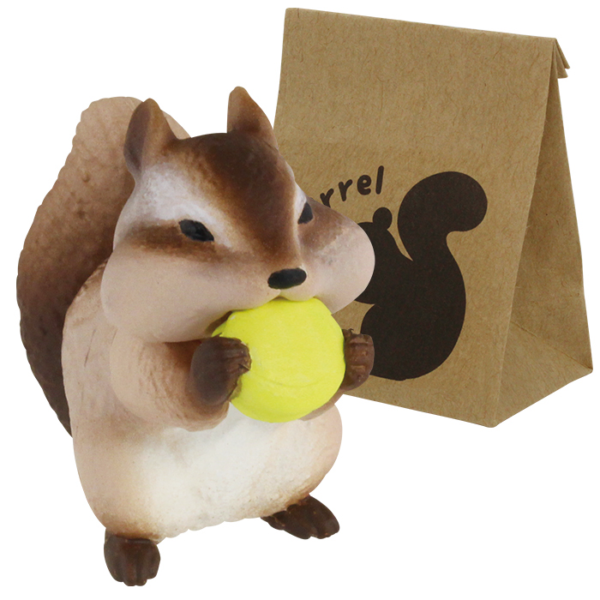 3.Gashapon Animal Eat Figure Motto Tabetai ! – Squirrel with Macaron