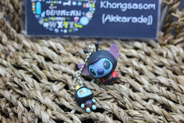 4.Gashapon Disney Character Ladybug Costume Mascot - Stitch