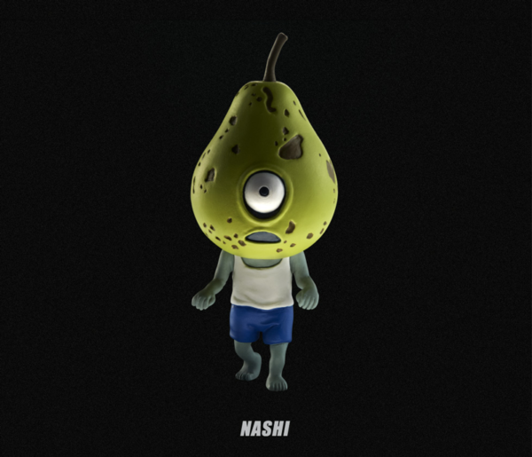 4.Gashapon Fruits Zombie – Nashi