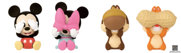 6.Gashapon Disney Character Hide & Seek Figure - Complete Set
