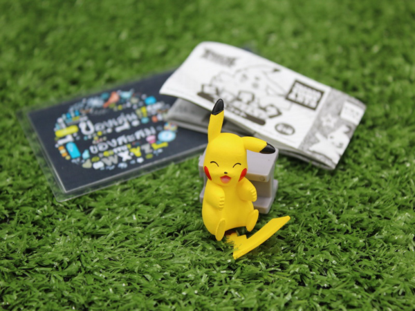 5.Gashapon Pokemon Pikachu Support Mascot Figure – Pikachu (Coron)