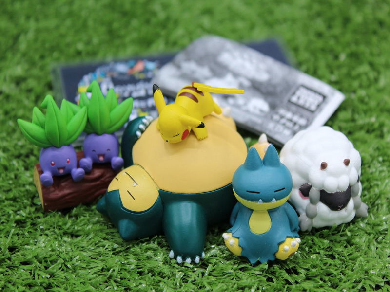 6.Gashapon Pokemon Everyone's Snorlax - Complete Set