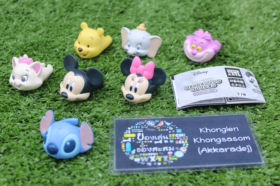 8.Gashapon Disney Fashion Ring Collection Dull Color Ver. - Complete Set