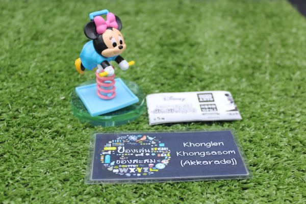 2.Gashapon Disney Mickey & Friends Swaying Playground Equipment - Minnie Mouse
