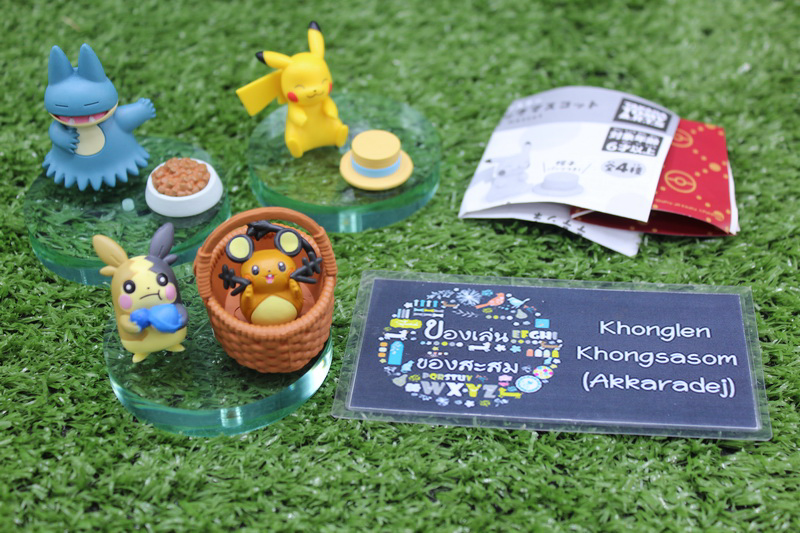5.Gashapon Pokemon Minnade Picnic Mascot - Complete Set