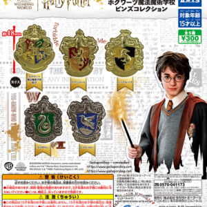 Gashapon Harry Potter Hogwarts School of Witchcraft and Wizardry Pins Collection